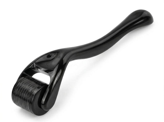 Premium Mikronadel-Dermaroller in elegantem Schwarz